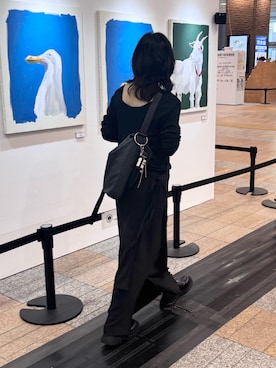 「ear PAPILLONNER（イアパピヨネ）のアイテム」を使った、uthayさん（レディース・153cm）の秋コーディネート