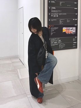 「ear PAPILLONNER（イアパピヨネ）のアイテム」を使った、uthayさん（レディース・153cm）の春コーディネート