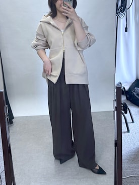 「アイテム（パーカー）」を使った、TOMOさん（レディース・152cm）の夏コーディネート