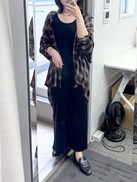 「アイテム（バングル/リストバンド）」を使った、TOMOさん（レディース・152cm）の夏コーディネート
