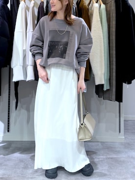 「RIVE DROITE（リヴドロワ）のアイテム」を使った、TOMOさん（レディース・152cm）の冬コーディネート