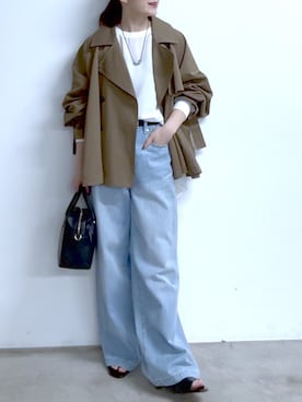 「RIVE DROITE（リヴドロワ）のアイテム」を使った、TOMOさん（レディース・152cm）の冬コーディネート