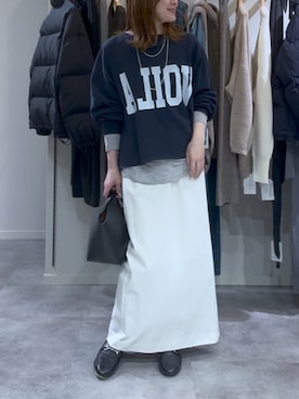 「RIVE DROITE（リヴドロワ）のアイテム」を使った、TOMOさん（レディース・152cm）の冬コーディネート