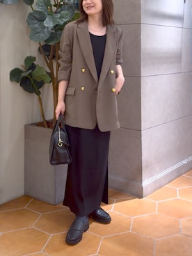 TOMOさん（骨格ナチュラル・レディース・152cm）の秋コーディネート