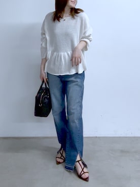 TOMOさん（レディース・152cm）の春コーディネート