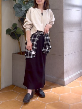 TOMOさん（骨格ナチュラル・レディース・152cm）の秋コーディネート