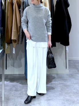 「RIVE DROITE（リヴドロワ）のアイテム」を使った、TOMOさん（レディース・152cm）の冬コーディネート