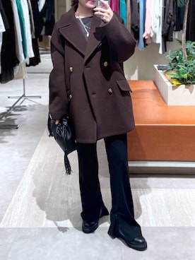 「RIVE DROITE（リヴドロワ）のアイテム」を使った、TOMOさん（レディース・152cm）の秋コーディネート