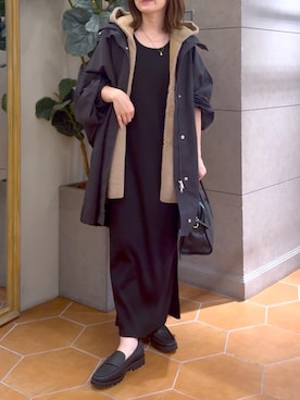 TOMOさん（骨格ナチュラル・レディース・152cm）の秋コーディネート