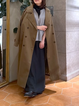 「アイテム（その他アウター）」を使った、TOMOさん（レディース・152cm）の秋コーディネート