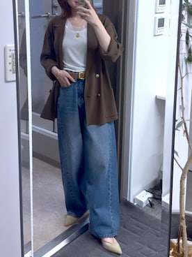 「アイテム（キャミソール）」を使った、TOMOさん（骨格ナチュラル・レディース・152cm）の夏コーディネート