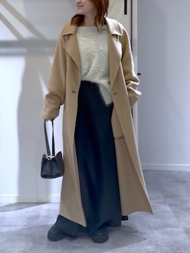 「RIVE DROITE（リヴドロワ）のアイテム」を使った、TOMOさん（レディース・152cm）の冬コーディネート