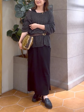 TOMOさん（骨格ナチュラル・レディース・152cm）の秋コーディネート