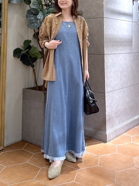 「RIVE DROITE（リヴドロワ）のアイテム（その他シューズ）」を使った、TOMOさん（レディース・152cm）の秋コーディネート