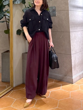 「着回しコーデ」｜「アイテム（その他アウター）」を使った、TOMOさん（レディース・152cm）の夏コーディネート