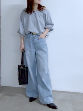 「RIVE DROITE（リヴドロワ）のアイテム」を使った、TOMOさん（レディース・152cm）の冬コーディネート