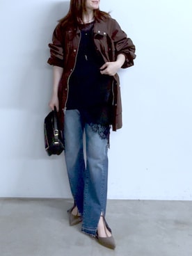 TOMOさん（レディース・152cm）の春コーディネート