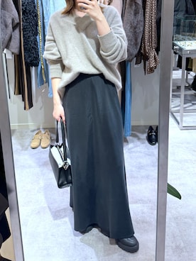 TOMOさん（骨格ナチュラル・レディース・152cm）の冬コーディネート