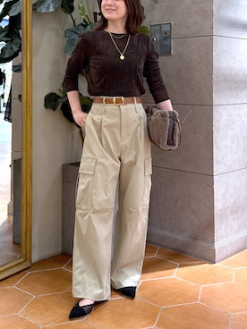 「アイテム（パンプス）」を使った、TOMOさん（レディース・152cm）の夏コーディネート