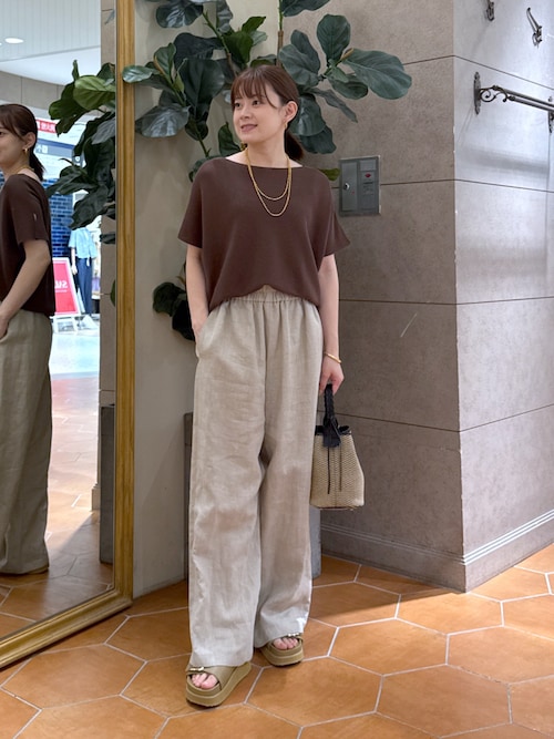 ［新品未使用］リブドロア フレンチスリットニット セール】【女性らしく着れる】スリットフレンチニット（ニット