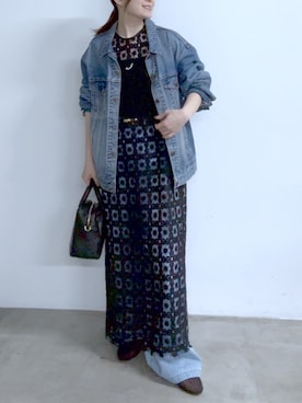 「RIVE DROITE（リヴドロワ）のアイテム」を使った、TOMOさん（レディース・152cm）の冬コーディネート