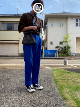 ブルー ブラウン のメンズ人気ファッションコーディネート Wear