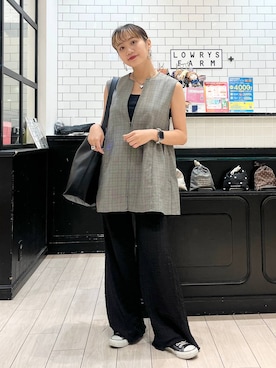 「アイテム（パンツ）」を使った、minoriさん（レディース・156cm・20代）の秋コーディネート