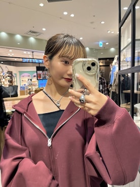 「アイテム（リング）」を使った、minoriさん（レディース・156cm・20代）の秋コーディネート