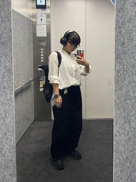 「アイテム（デジタル腕時計）」を使った、suzukaさん（レディース・150cm）の秋コーディネート