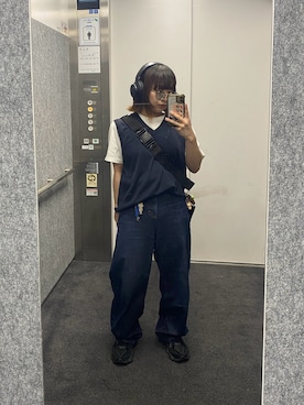 「アイテム（ベスト）」を使った、suzukaさん（レディース・150cm）の夏コーディネート