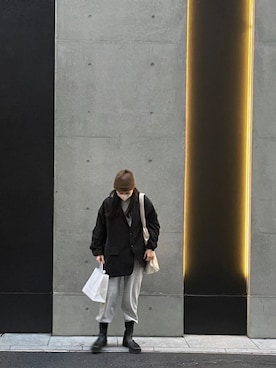 「Saturdays NYC（サタデーズ ニューヨークシティ ）のアイテム（帽子）」を使った、NANAさん（レディース・157cm）の春コーディネート