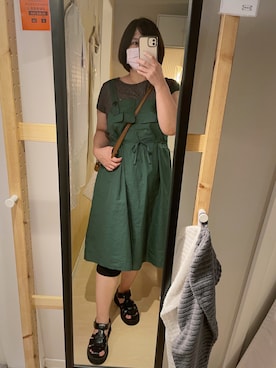 「NIKE(ナイキ)のアイテム(その他パンツ)」を使った、Sayun さん(レディース・160cm)の秋コーディネート