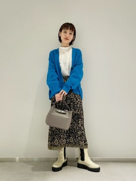 「ELYSIR（エリジール）のアイテム」を使った、先原（sakihara）さん（レディース・155cm）の秋コーディネート