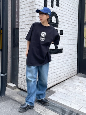 「ごきげんウィーク」｜「アイテム（帽子）」を使った、上野　瑞稀さん（レディース・157cm）の春コーディネート
