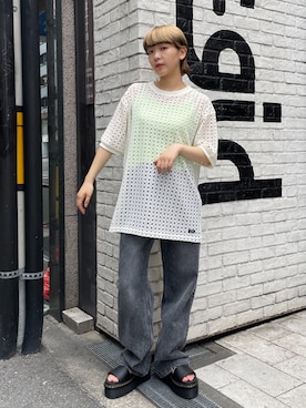 上野　瑞稀さん（レディース・157cm）の春コーディネート