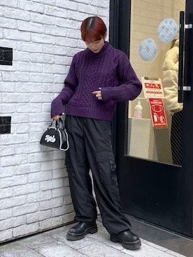 上野　瑞稀さん（レディース・157cm）の秋コーディネート