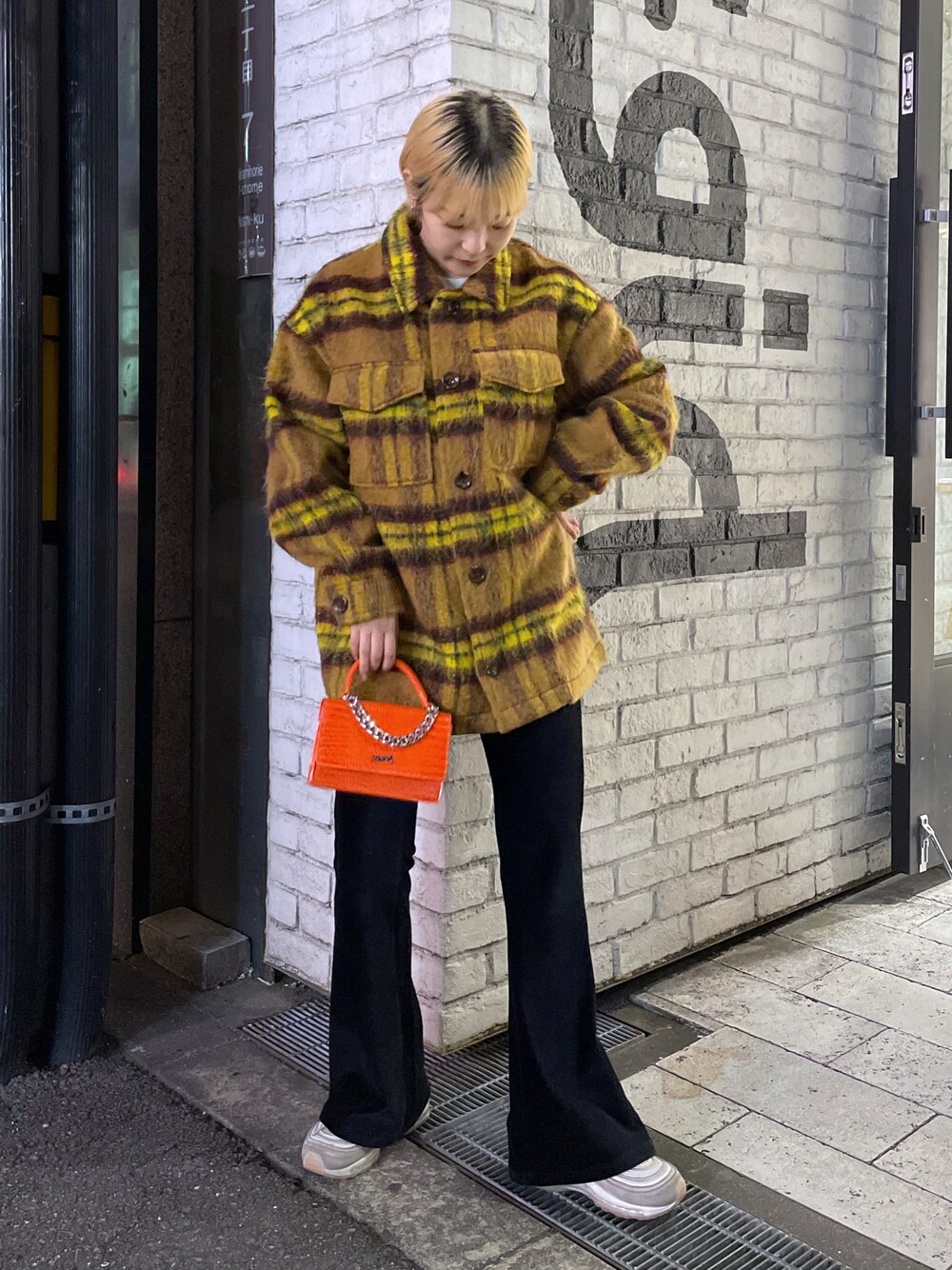 X-girl /エックスガール】 FAUX CROC 2WAY MINI BAGを使った人気