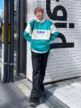 上野　瑞稀さん（レディース・157cm）の秋コーディネート