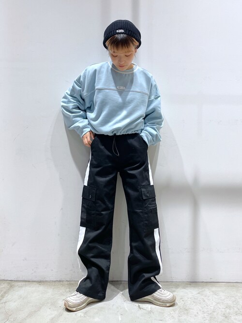 X Girl 大阪上野 瑞稀さんのハンチング ベレー帽を使ったコーディネート Zozotown