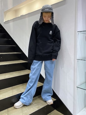 上野　瑞稀さん（レディース・157cm）の冬コーディネート