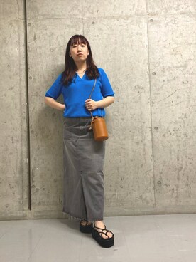 「KBF+」｜「アイテム（アクセサリー）」を使った、ひーさんさん（レディース・154cm）の夏コーディネート