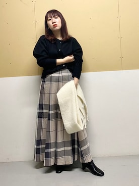 「ARKnets（アークネッツ）のアイテム（アクセサリー）」を使った、ひーさんさん（レディース・154cm）の秋コーディネート