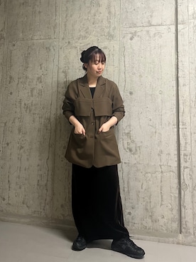 「ビスチェコーデ」｜ひーさんさん（レディース・154cm）の秋コーディネート