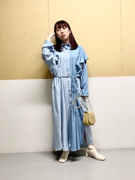 「ARKnets（アークネッツ）のアイテム」を使った、ひーさんさん（レディース・154cm）の冬コーディネート