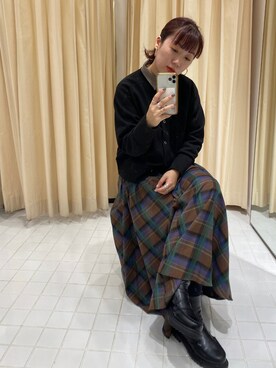「ARKnets（アークネッツ）のアイテム（アクセサリー）」を使った、ひーさんさん（レディース・154cm）の冬コーディネート