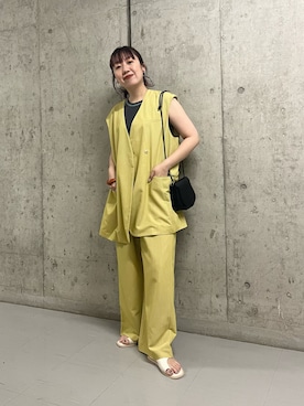 「KBF（ケイビーエフ）のアイテム（リング）」を使った、ひーさんさん（レディース・154cm）の夏コーディネート