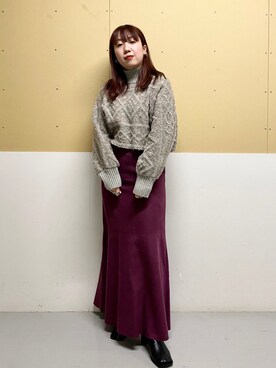 「ARKnets（アークネッツ）のアイテム（アクセサリー）」を使った、ひーさんさん（レディース・154cm）の冬コーディネート