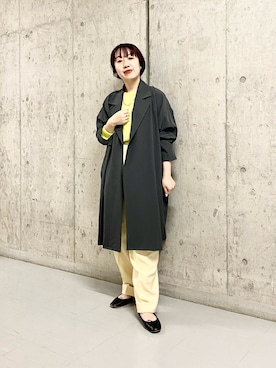 「SLOBE IENA（スローブイエナ）のアイテム（バレエシューズ）」を使った、ひーさんさん（レディース・154cm）の春コーディネート