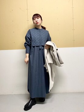 「ARKnets（アークネッツ）のアイテム（アクセサリー）」を使った、ひーさんさん（レディース・154cm）の冬コーディネート