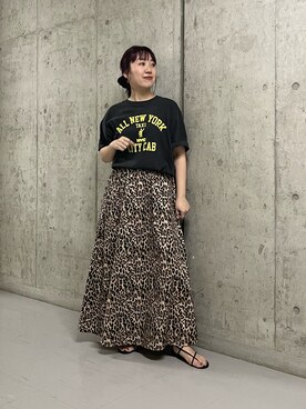 「KBF（ケイビーエフ）のアイテム（リング）」を使った、ひーさんさん（レディース・154cm）の夏コーディネート